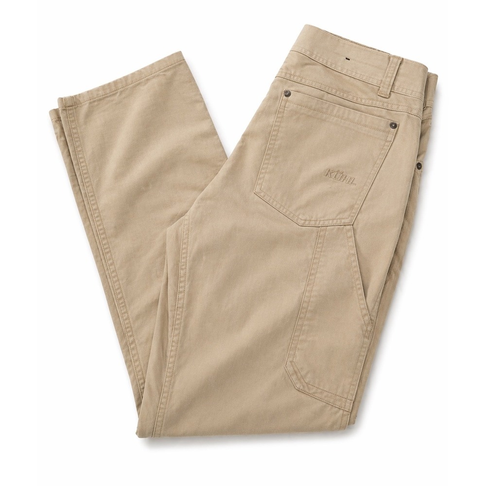 Kuhl Radikl Mens Khaki Tan Hiking Outdoor Performance Pants 5109 7-Pocket Pocket
